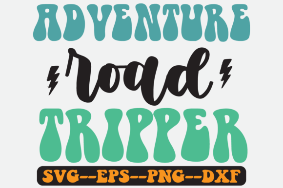 Adventure Road Tripper Quote Retro SVG for Crafts & Graphics
