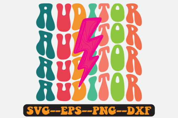 Auditor Quote Retro SVG Design for Crafts & Graphics