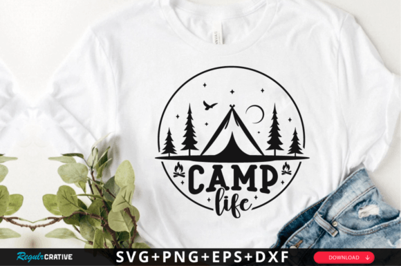 Camp Life SVG Design