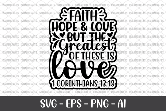 Faith Hope Love Graphics for Crafts Brands