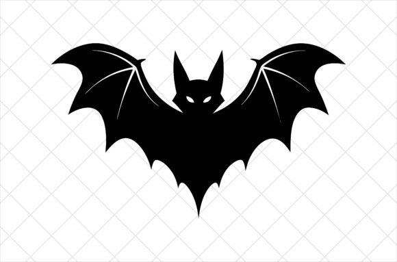 Halloween Bat Silhouette: Graphics for Crafts & Branding