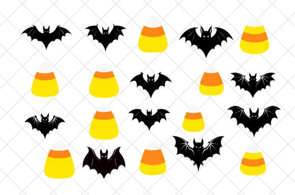 Halloween Candy Corn Vector Illustration: Graphics for Crafts & Content