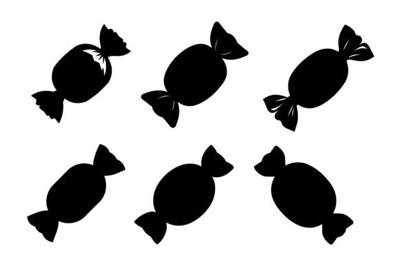 Halloween Candy Vector Illustration: Graphics for Crafts-First Branding