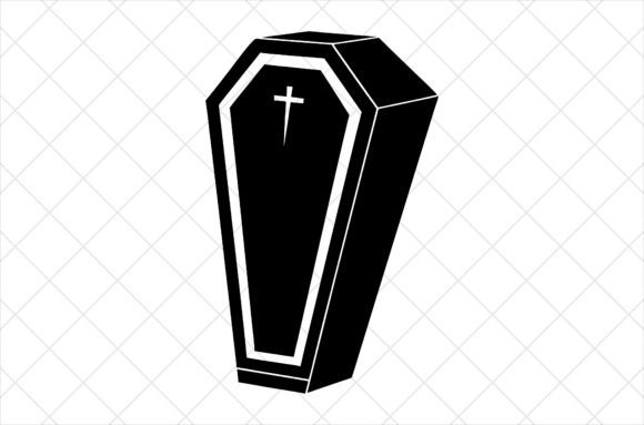 Halloween Coffin Vector Illustration: Graphics for Crafts & Campaigns
