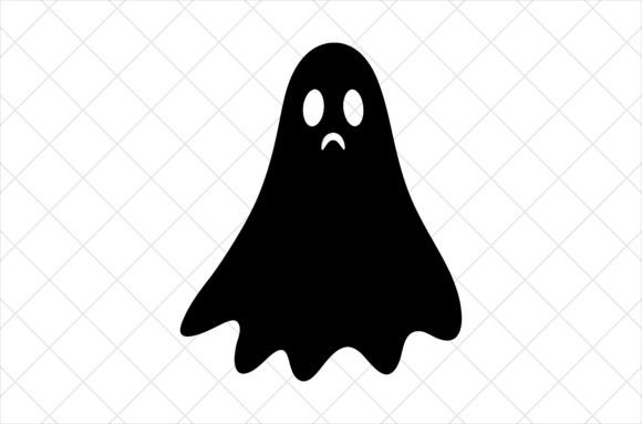 Halloween Ghost Silhouette, Ghost Vector