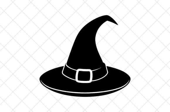 Halloween Witch Hat Vector Illustration: Graphics for Crafts & Branding