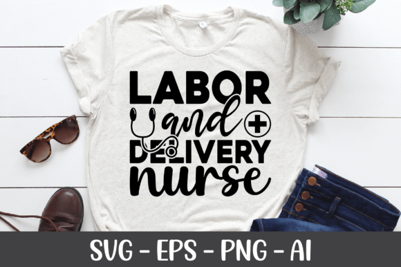 Labor and Delivery Nurse SVG
