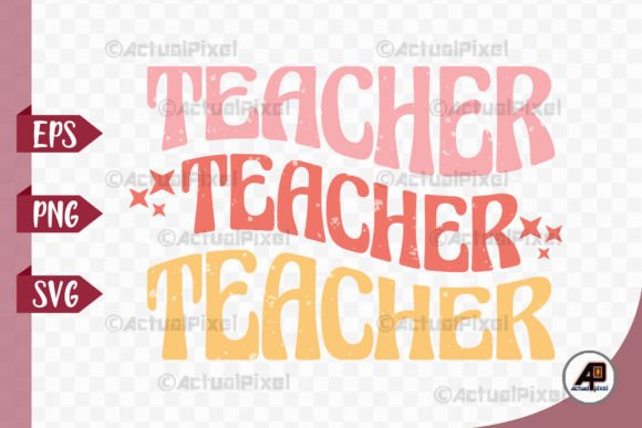 Teacher SVG PNG Sublimation for Crafts & Graphics